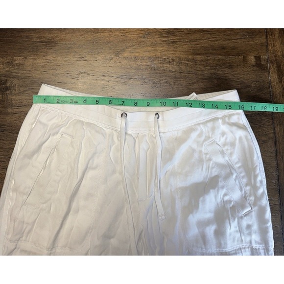 James Perse Soft Drape Utility Women's 2 M Pants Drawstring Los Angeles White - Picture 7 of 11